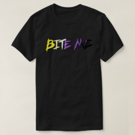 Stolz auf nicht-binäre Identität Beiß mich T-Shirt