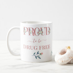 Stolz auf Personalisierte, drogenfreie Blumenbrief Kaffeetasse