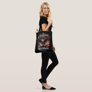 Stolz auf Rot, Weiß und Blau Vintage Tasche