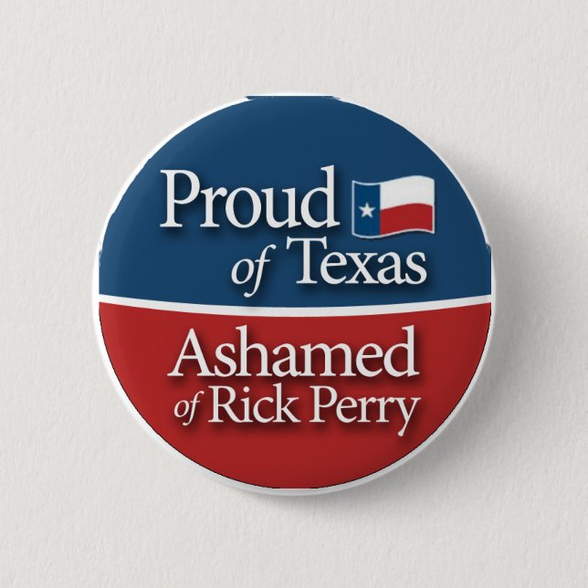 Stolz auf Texas-Knopf Button (Vorderseite)