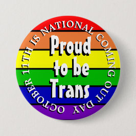 Stolz auf Trans, National Coming Out Day Button