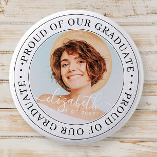 Stolz auf unser Graduate 20XX Modernes Abschluss F Button