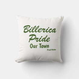 Stolz auf unseren Billerica-Preis Kissen