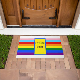 Stolz auf Zuhause Rainbow LGBT LGBTQ Fußmatte