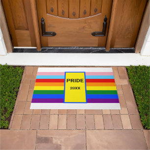 Stolz auf Zuhause Rainbow LGBT LGBTQ Fußmatte