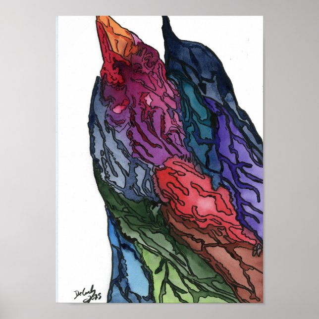 Stolz aufgerichtet poster (Vorne)