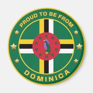 Stolz aus Dominica Magnet