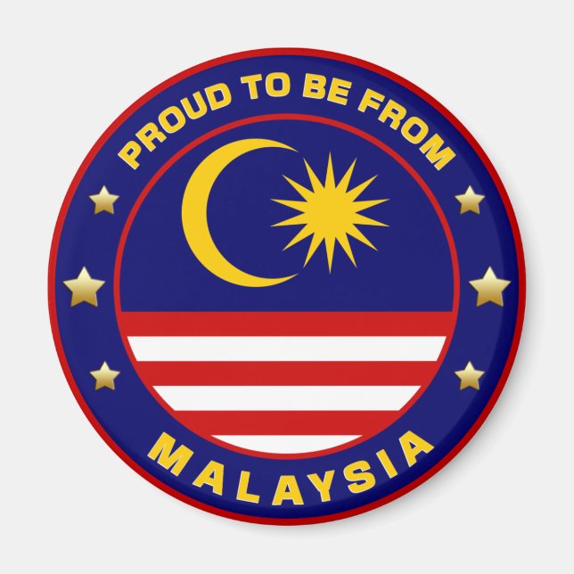 Stolz aus Malaysia Magnet (Vorne)