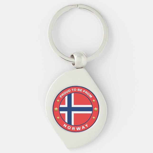 Stolz aus Norwegen Schlüsselanhänger (Vorderseite)
