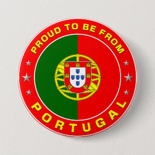 Stolz aus Portugal Button