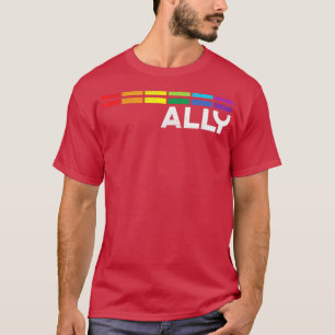 Stolz Bars Gleichheit LGBTQ Regenbogenflagge Gay P T-Shirt