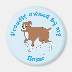 Stolz besessen durch meinen Boxer Magnet