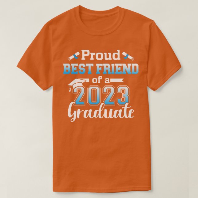 Stolz bester Freund eines Senior Abschluss Clas 20 T-Shirt (Design vorne)