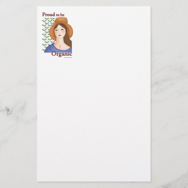 Stolz Bio sein Briefpapier (Vorderseite)