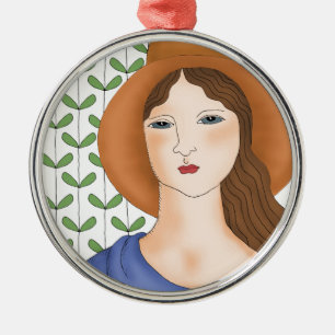 Stolz Bio sein Silbernes Ornament