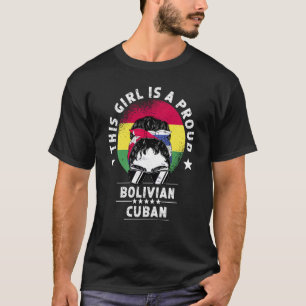 Stolz bolivianische Flagge Cuba erwachsene Frauen T-Shirt