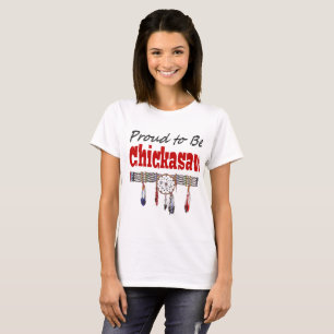 Stolz, Chickasaw-grundlegender T - Shirt zu sein