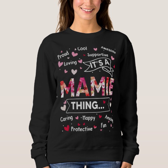 Stolz Cool, dass es eine Mama Thing Blume Mutter i Sweatshirt (Vorderseite)