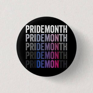 Stolz Dämon Bisexuell Bi Pride Monat LGBTQ Schwul  Button