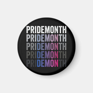 Stolz Dämon Bisexuell Bi Stolz Monat LGBTQ Schwul  Magnet