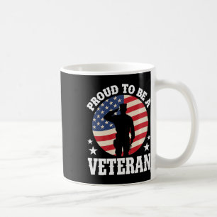 Stolz darauf, ein altgedienter US-amerikanischer M Kaffeetasse