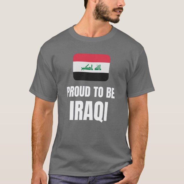 Stolz darauf, Iraker zu sein T-Shirt (Vorderseite)