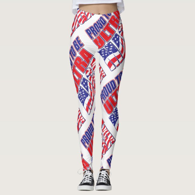 Stolz darauf, Präsident Trump zu unterstützen Leggings (Vorderseite)