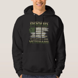 Stolz darauf, unsere Veteranen zu unterstützen dan Hoodie