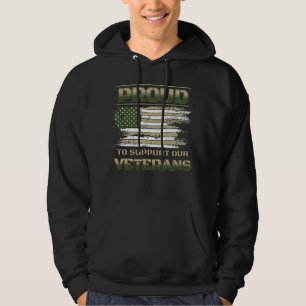 Stolz darauf, unsere Veteranen zu unterstützen dan Hoodie