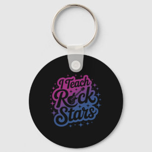Stolz, dass ich Rockstars unterrichte Lehrer Bynd Schlüsselanhänger