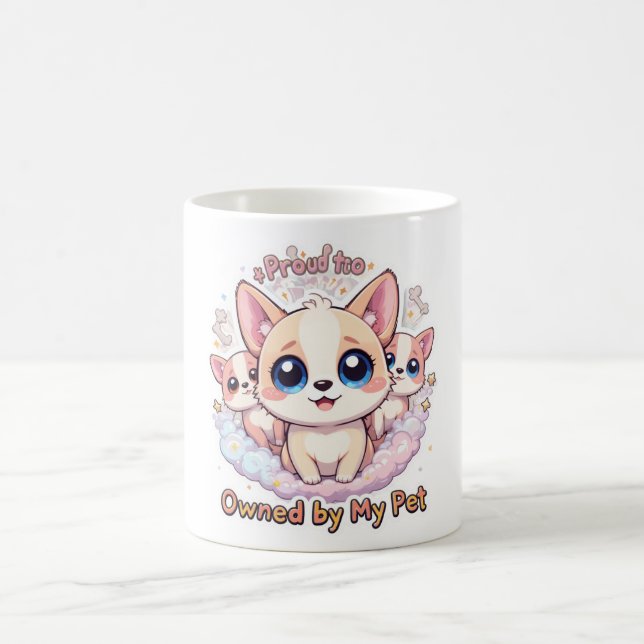 Stolz, dass mein Haustier Niedlich Hund Lover Tass Kaffeetasse (Mittel)