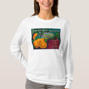 Stolz der Fluss-Birnen-Kiste LabelLocke, CA T-Shirt