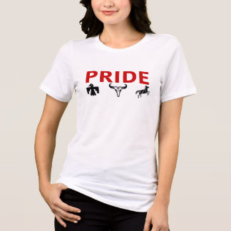 Stolz der indianischen Ureinwohner Kultur der erst Tri-Blend Shirt