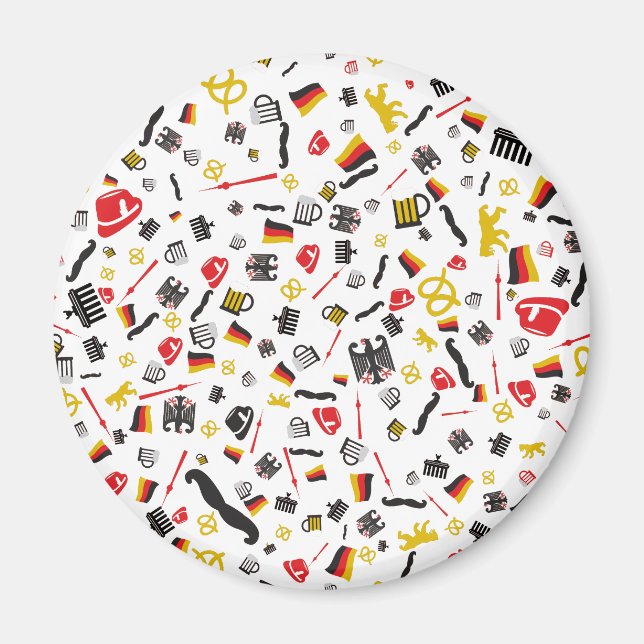 Stolz Deutschlands Magnet (Vorne)