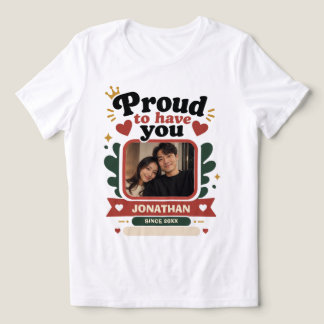 Stolz, dich zu haben, individuell angepasst Tri-Blend shirt