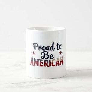 Stolz die Tasse des amerikanischen Patriotischen K