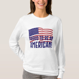 Stolz ein Amerikaner für Männer Frauen Jugend T-Shirt