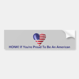 Stolz, ein Amerikaner zu sein Autoaufkleber