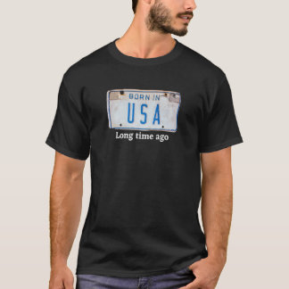 Stolz, ein Amerikaner zu sein, der in der US Licen T-Shirt