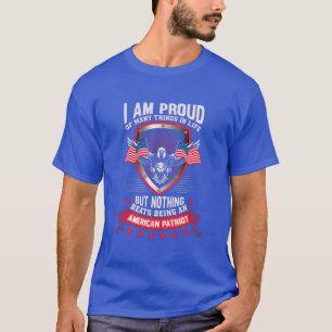 Stolz, ein amerikanischer Patriot Mens T - Shirt z
