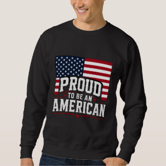 Stolz, ein amerikanischer patriotischer USA-Flagge Sweatshirt
