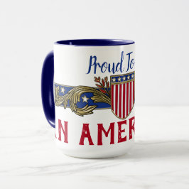 Stolz, ein amerikanischer Personalisierter Tasse