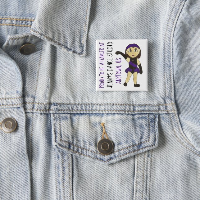 Stolz, ein Dancer Customized Dance Studio Jazz zu  Button (Beispiel)