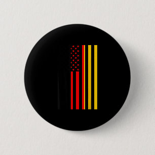 Stolz, ein deutsch-amerikanischer Junge Mädchen Sc Button