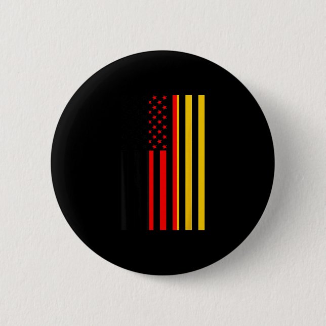 Stolz, ein deutsch-amerikanischer Junge Mädchen Sc Button (Vorderseite)