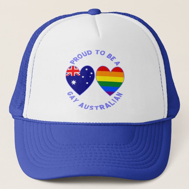 Stolz, ein homosexueller Australier zu sein Truckerkappe (Vorderseite)