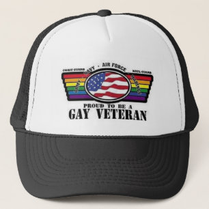 Stolz, ein homosexueller Veteran zu sein Truckerkappe
