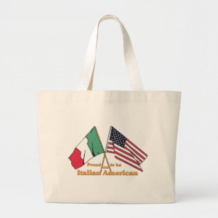 Stolz, ein Italienisch-Amerikanisches zu sein Jumbo Stoffbeutel