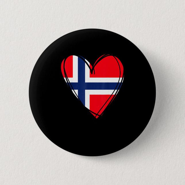 Stolz, ein norwegischer Vater Mutter Junge Kind co Button (Vorderseite)