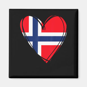 Stolz, ein norwegischer Vater Mutter Junge Kind co Magnet